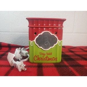 Scentsy Christmas Countdown Warmer Full Size Chalk Days Until Christmas DSW-TTSN